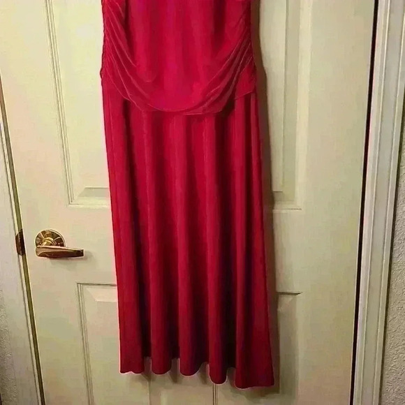 Nine West Heartbeat red dress cocktail size 10 - Picture 2 of 3